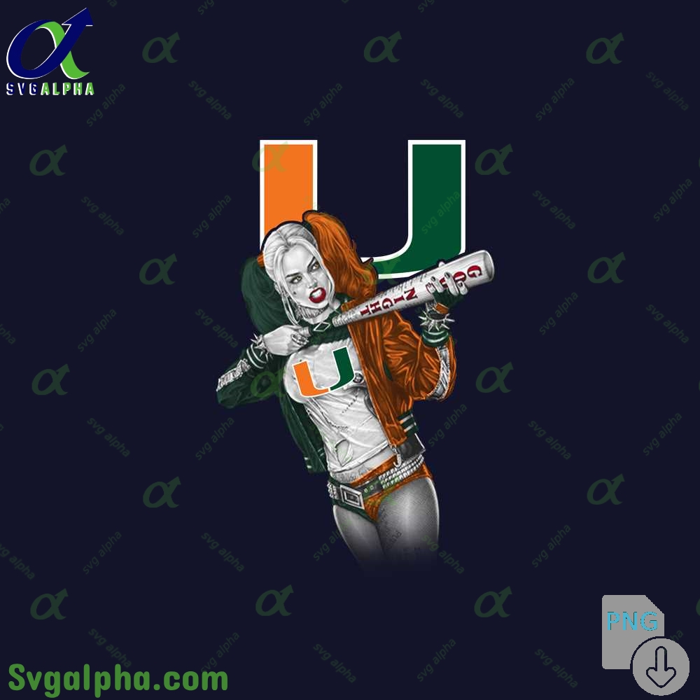 Hurricanes Harley Quinn Bad Girl Fan Art Design Png File Download