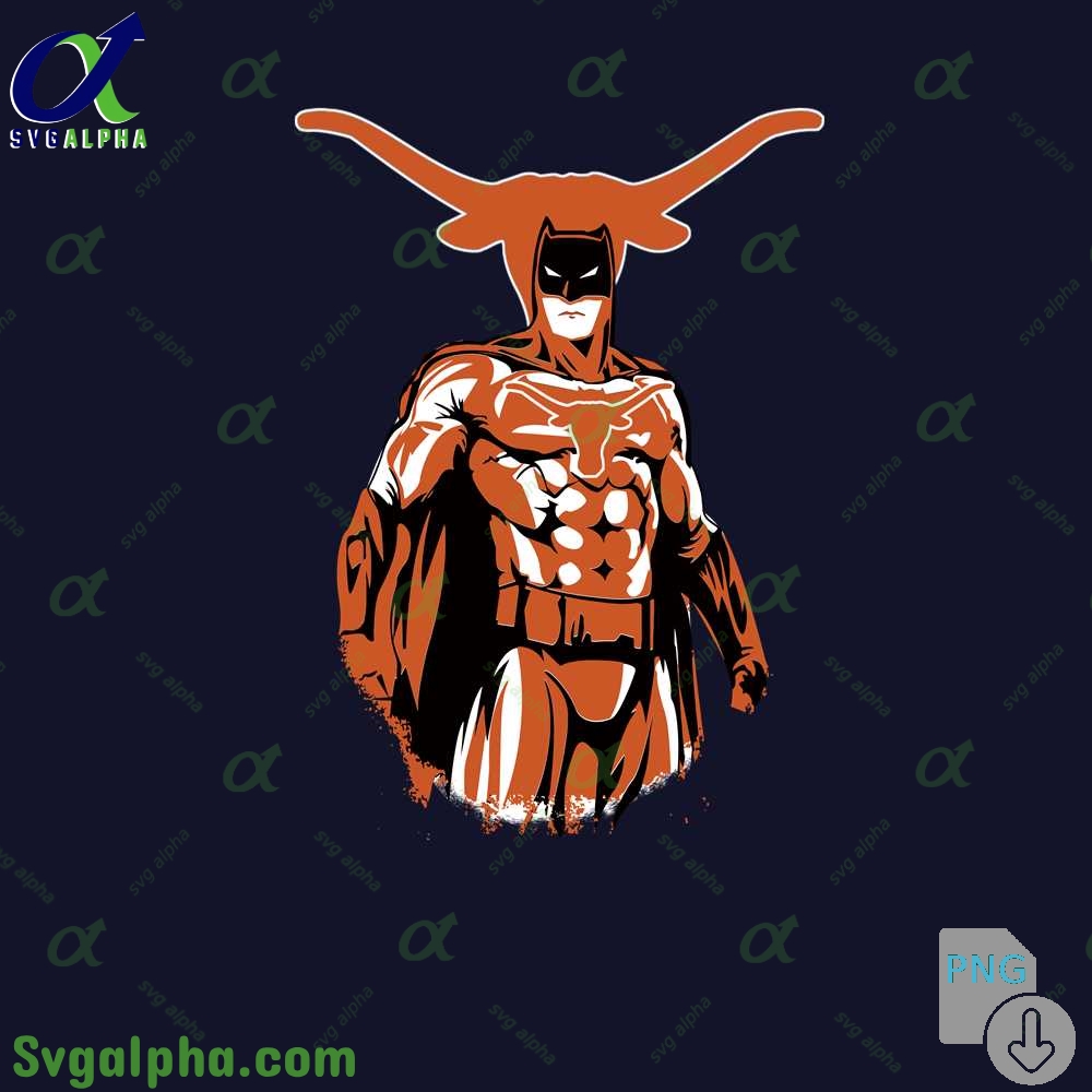 Longhorns Batman Png Superhero Art Png File Download