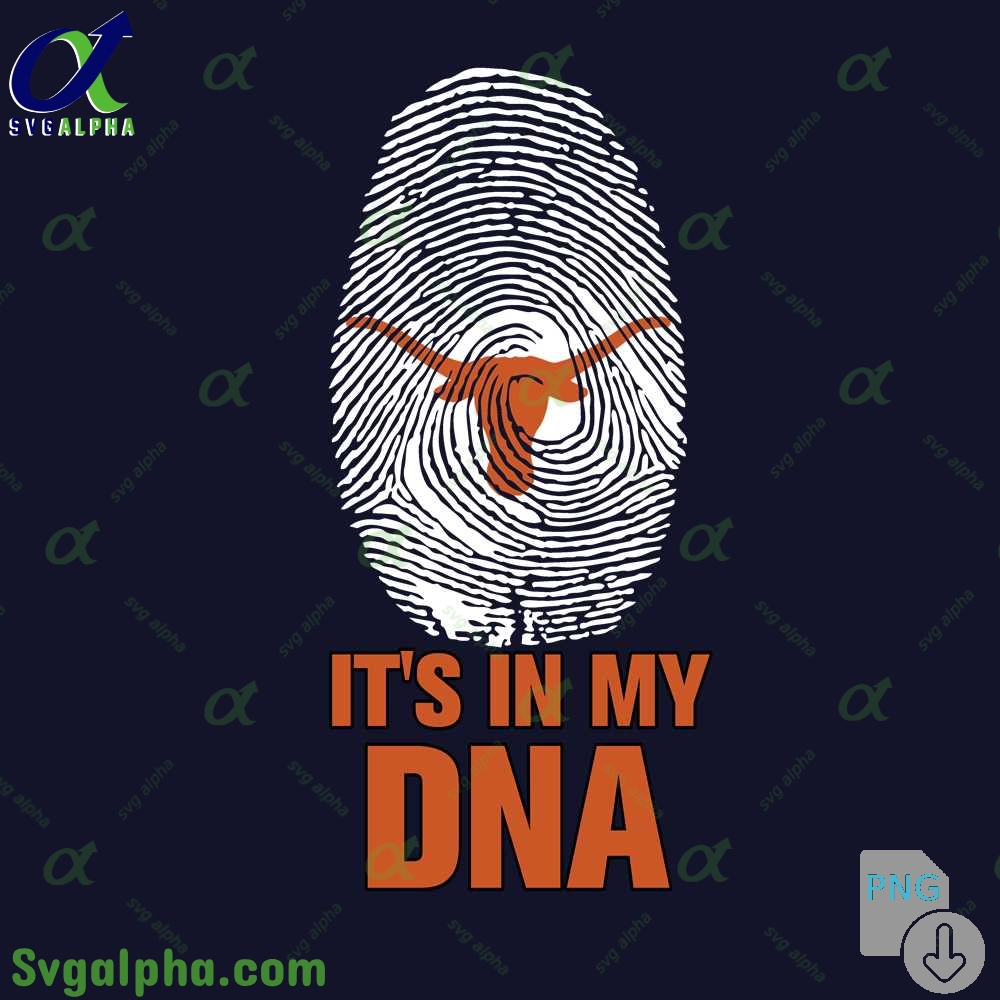 Longhorns Its In My Dna Png File Download