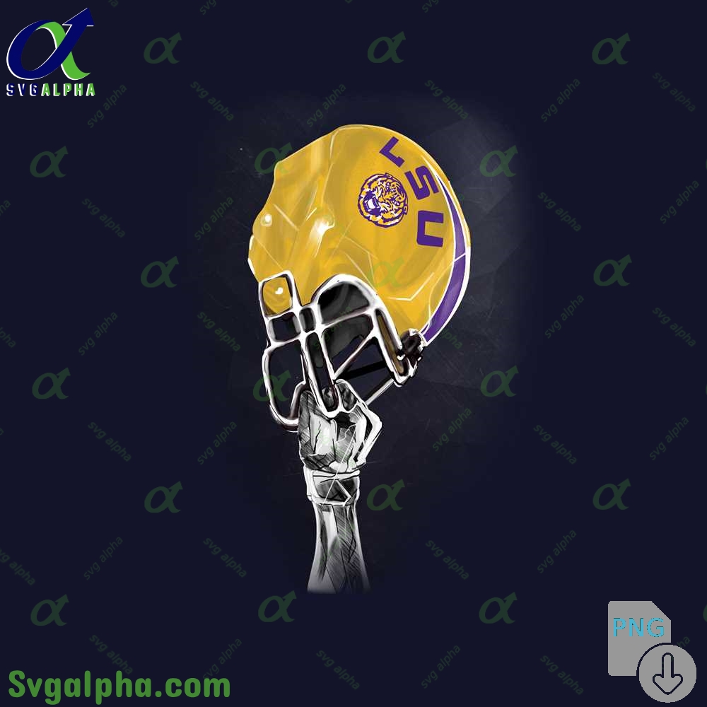 Lsu Helmet Artwork Png File Download