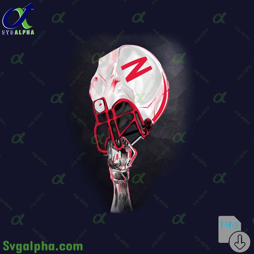 Nebraska Helmet Artwork Png File Download