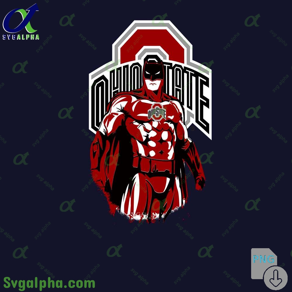Ohio State Batman Png Superhero Art Png File Download