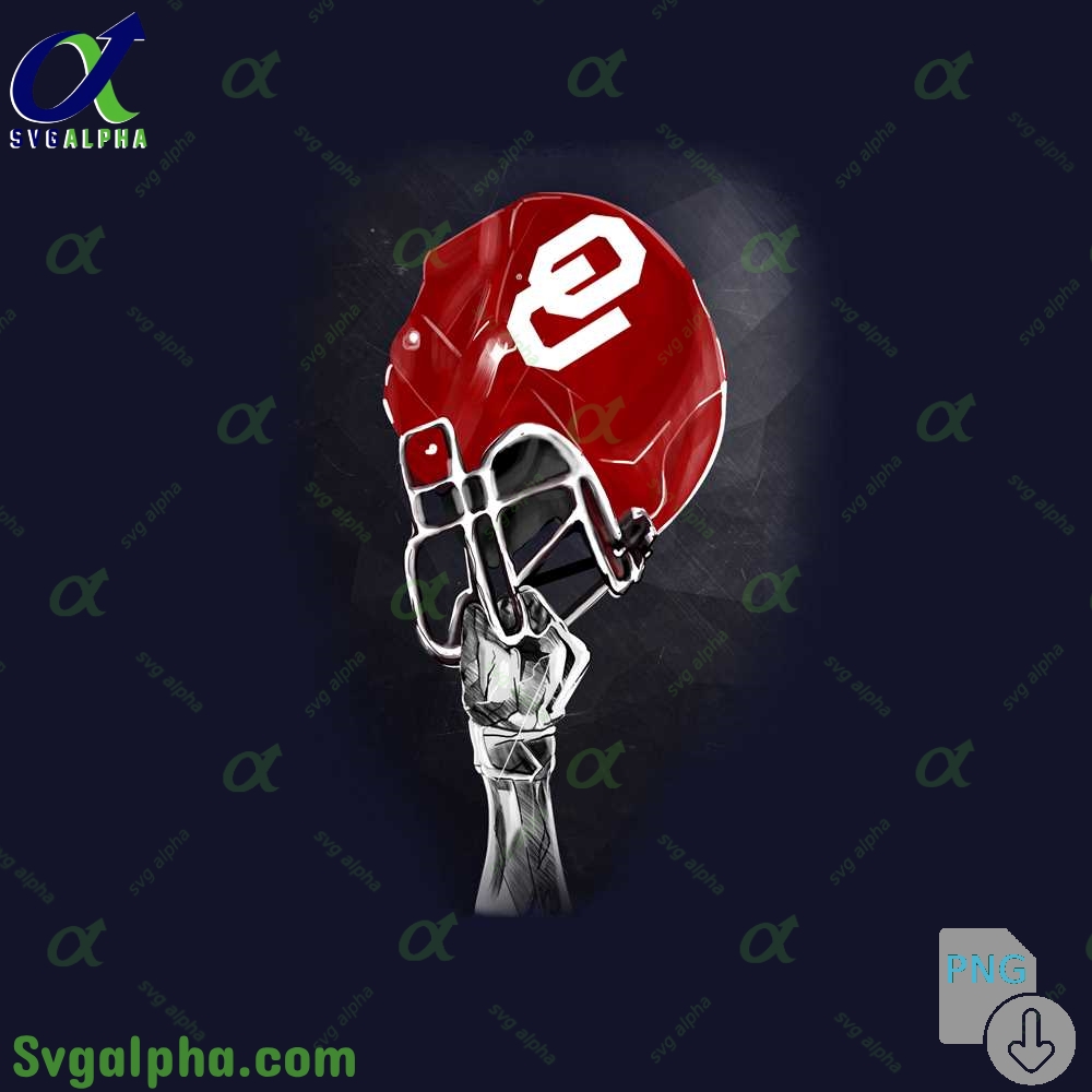 Oklahoma Helmet Artwork Png File Download