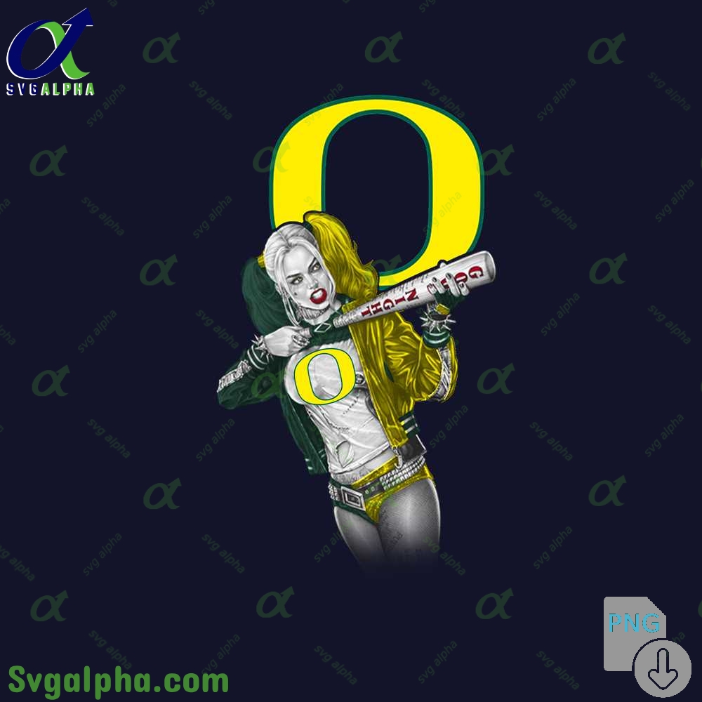 Oregon Harley Quinn Bad Girl Fan Art Design Png File Download