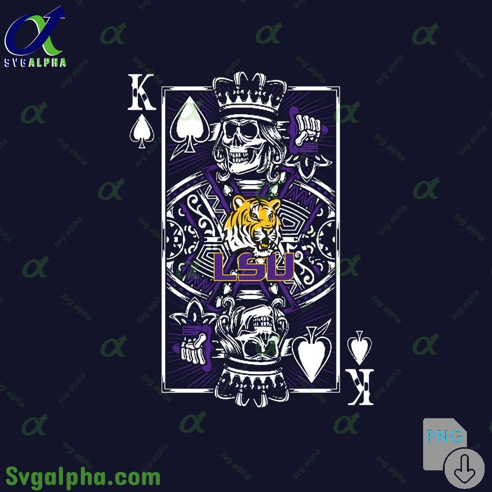 Playing Cards King Lsu Png File Download