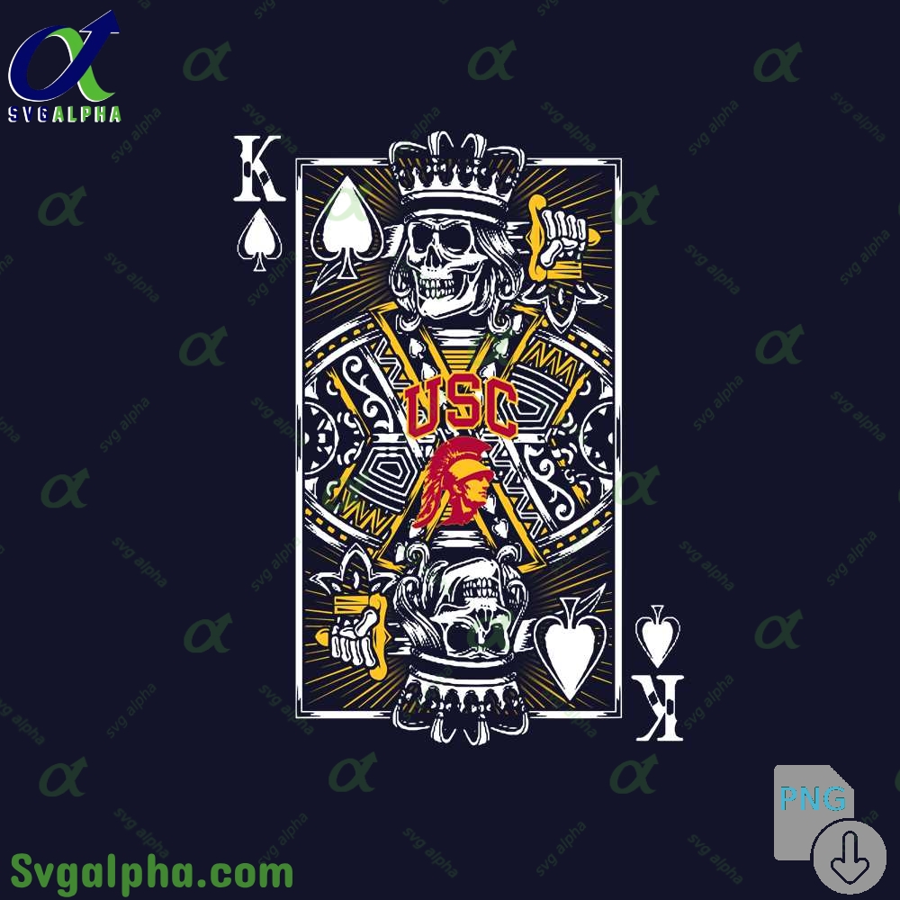 Playing Cards King Usc Png File Download