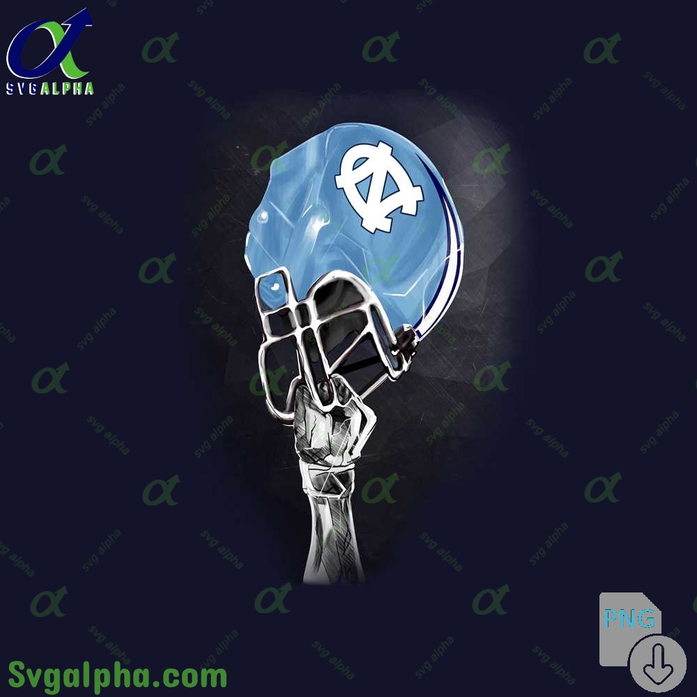 Tar Heels Helmet Artwork Png File Download