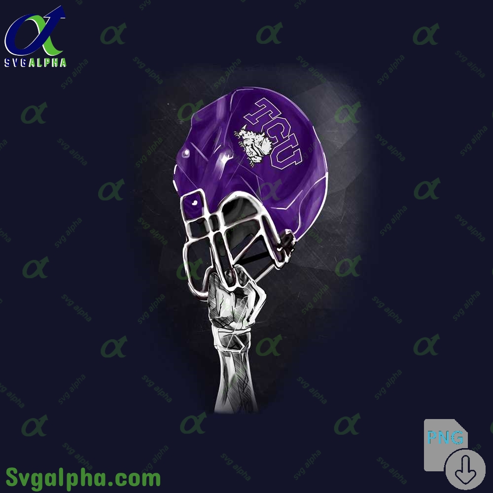 Tcu Helmet Artwork Png File Download