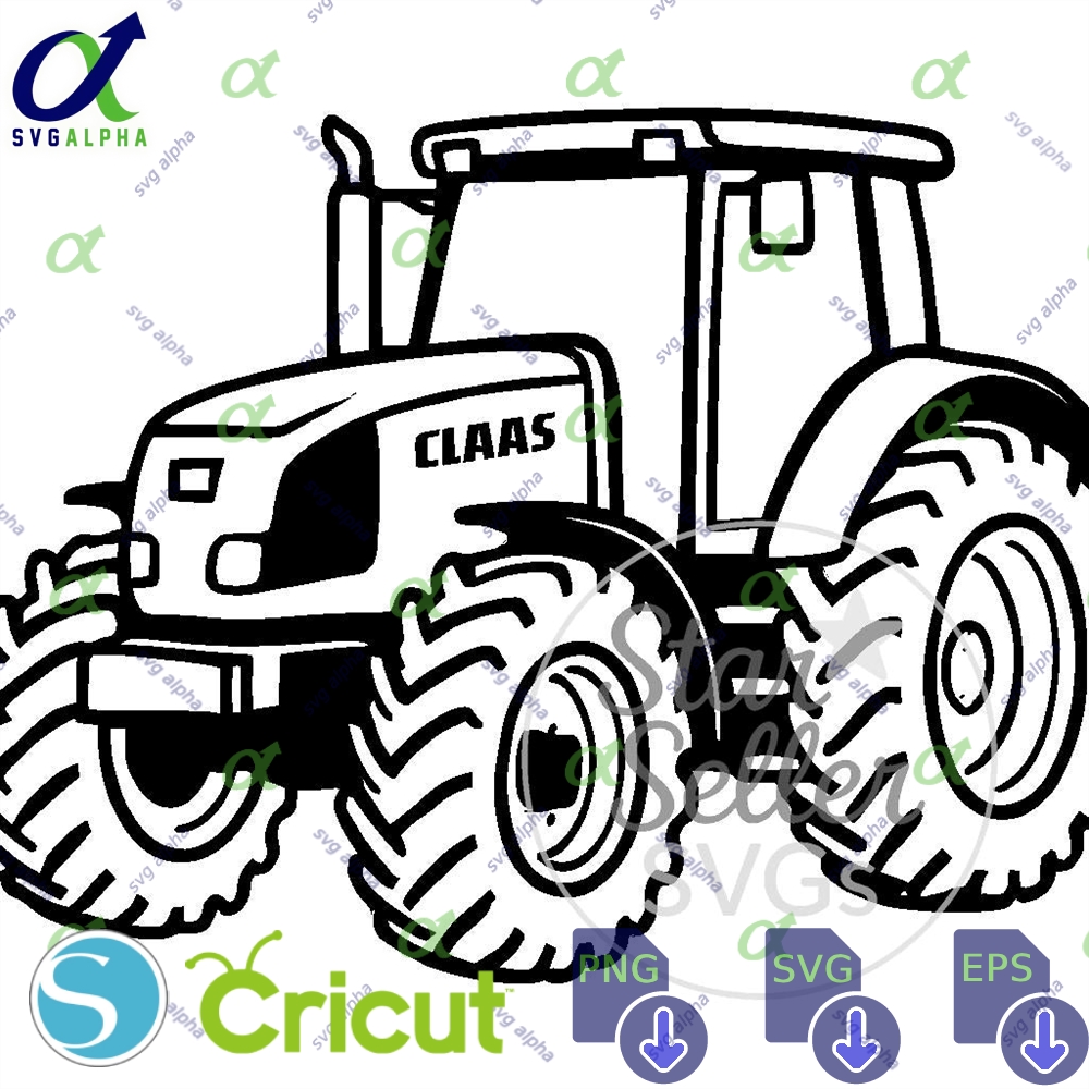 Claas Tractor Svg Bundle