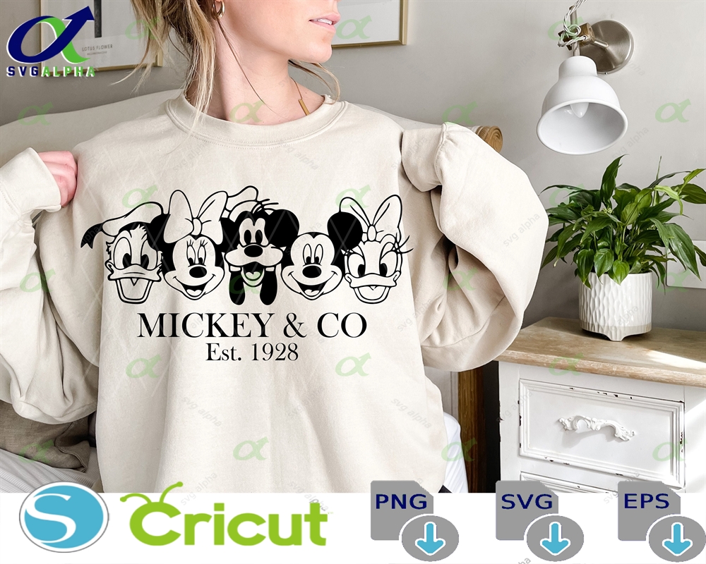 Mickeyy And Friends Svg Png Instant Download Printable Design For Cricut Cutting File Vinyl Cut Trungten 4sxyo