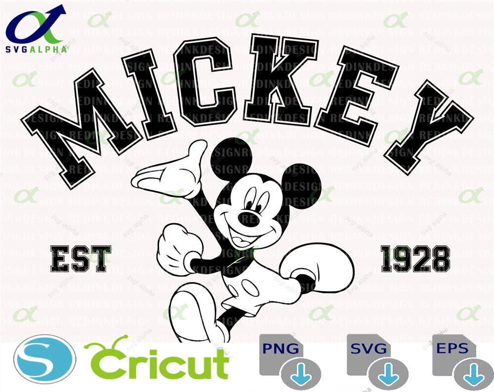 Mouse Est 1928 Svg Family Trip Vacation 2023 Vacay Mode Magical Kingdom Shirt Digital Download