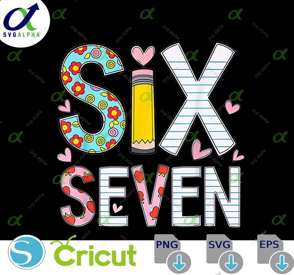 67 Png For Teachers Meme Women Teacher Six Seven Cute 6 7 Funny Trendy Instant Download