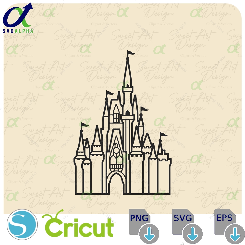 50th Anniversary Park Svg Magical Castle Family Trip Customize Gift Vinyl Cut File Pdf Jpg Png Ai Printable Design
