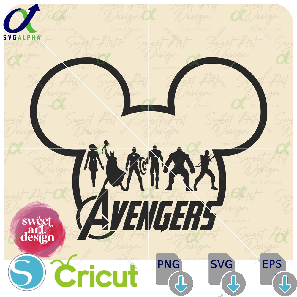 All Avengers Heroes Svg Thor Ironman Captain America Customize Gift Vinyl Cut File Pdf Jpg Png Ai Printable Design Files