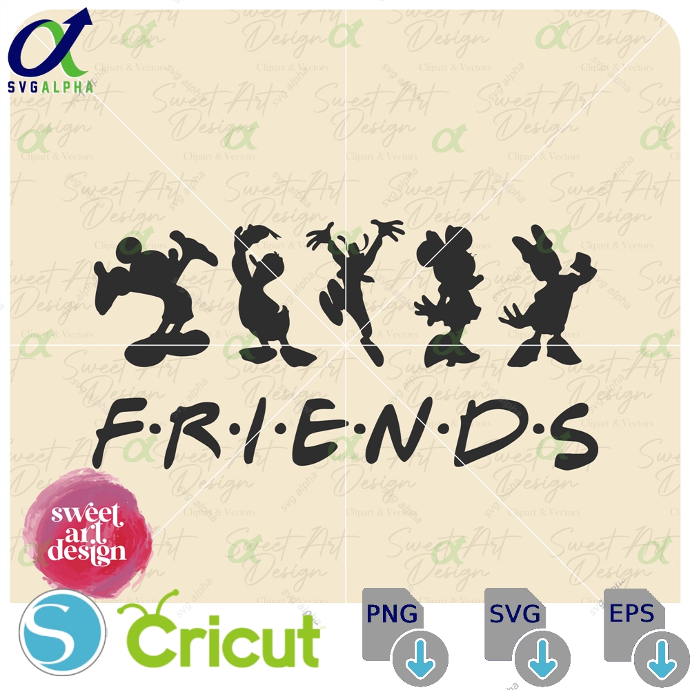 Cartoon Friends Svg Magical Family Trip Design Digital File