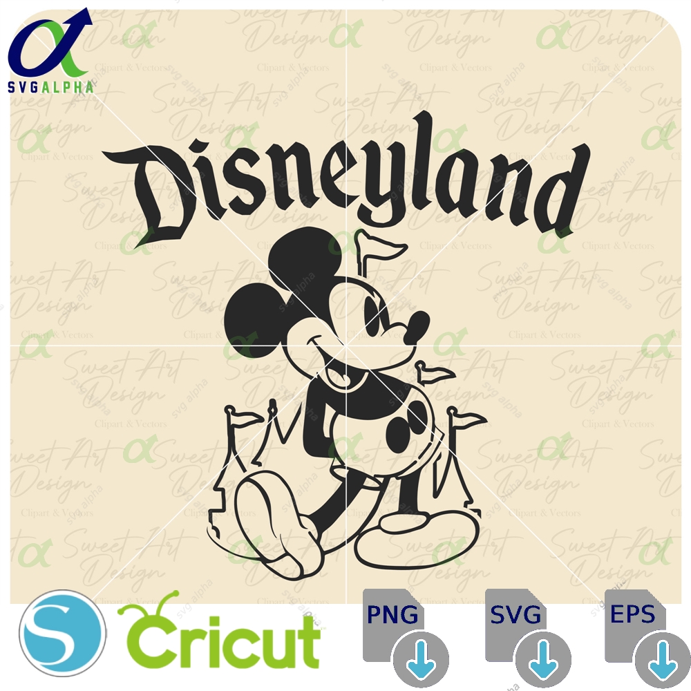 Disneyland Text Svg Customize Family Trip Mouse Gift Vinyl Cut File Pdf Jpg Png Ai Printable Design Trungten Aql1j