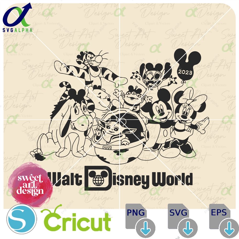 Disneyworld 1971 Text Svg All Characters Customize Family Trip Mouse Gift Vinyl Cut File Pdf Png Design