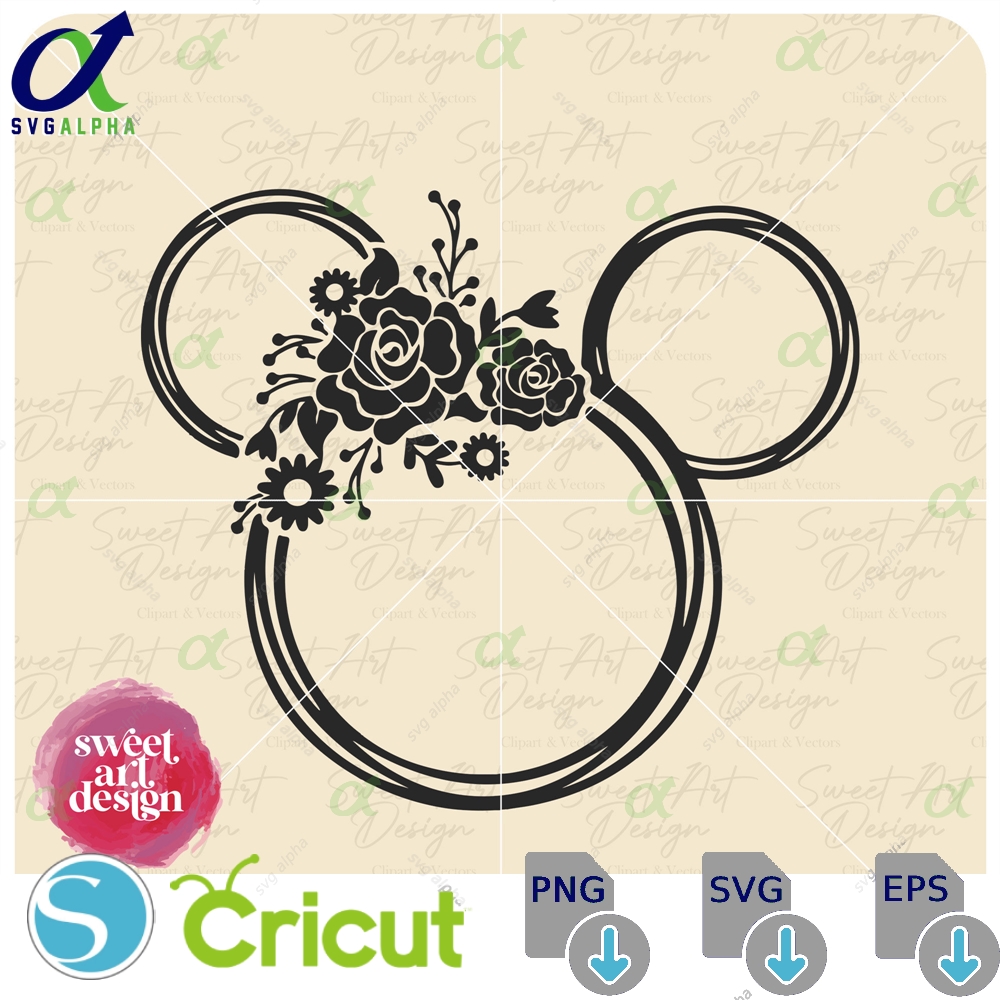 Floral Minnie Mouse Svg Magical Trip Cut File Digital Download