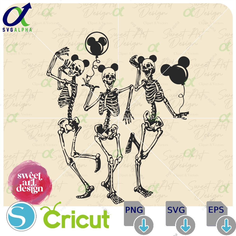 Funny Skeletons Theme Park Svg Family Trip Cut File Digital