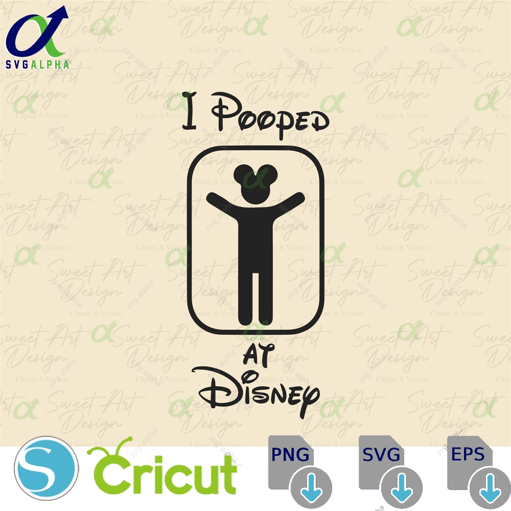 I Pooped At Svg Castle Park Mouse Family Trip Customize Gift Vinyl Cut File Pdf Jpg Png Ai Printable Design Files