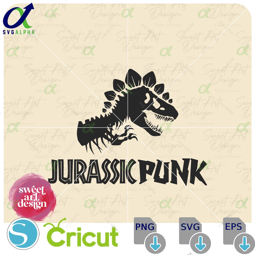 Jurassic Punk Svg Trex With Family Trip Vacation Customize Gift Vinyl Cut File Printable Design
