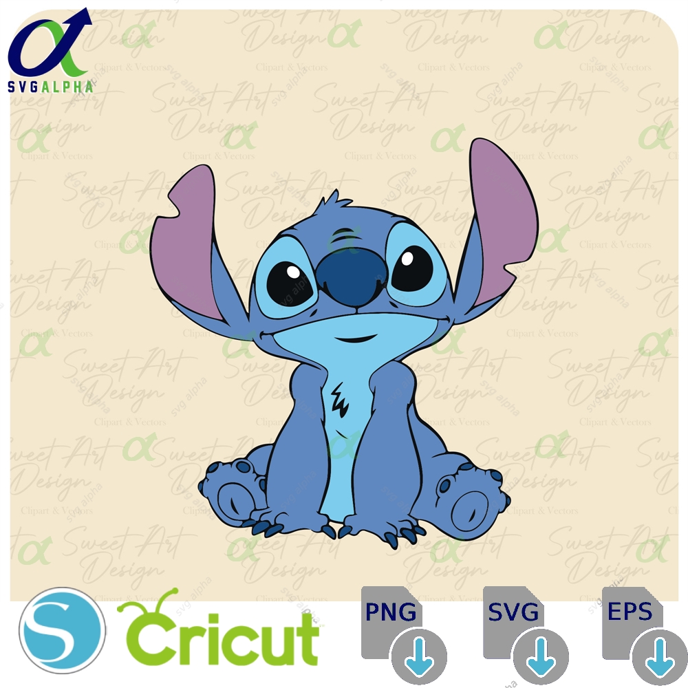 Lilo And Stitch Svg Cartoon Character Cut File Digital Download