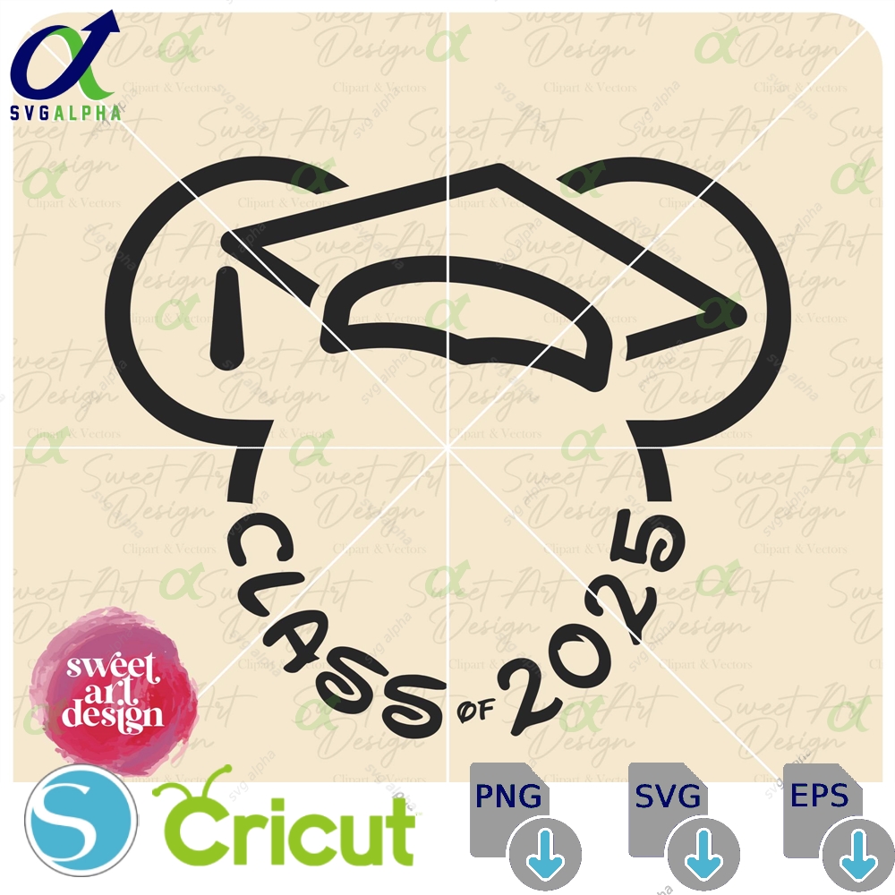 Magical Class Of 2025 Svg Celebrating Our Grad Family Graduation Gifts Customize Gift Vinyl Cut File Pdf Png Printable