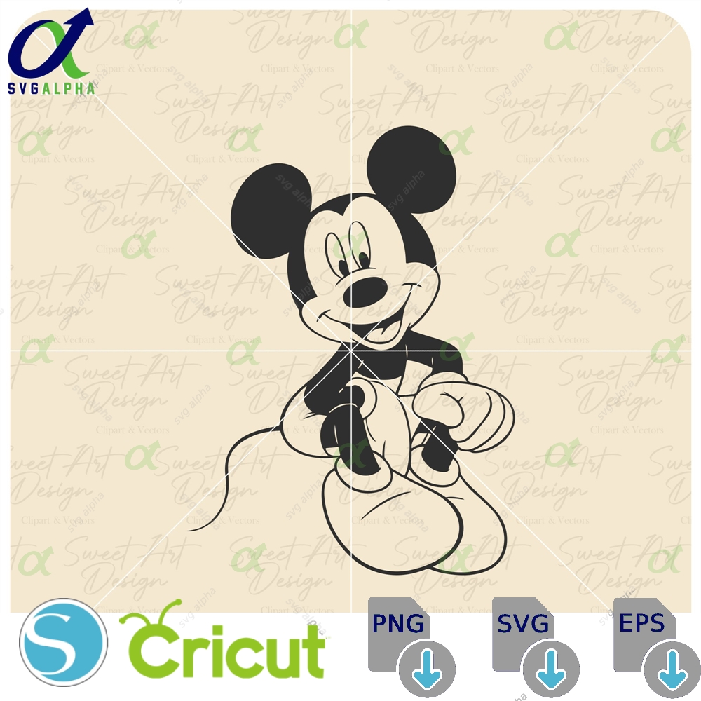 Magical Mouse Sitting On My Heart Svg Family Vacation Gift Digital Files