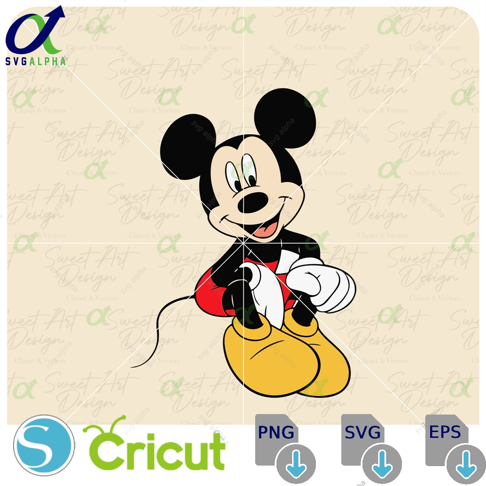 Magical Mouse Sitting On My Heart Svg Family Vacation Gift Printable Design File