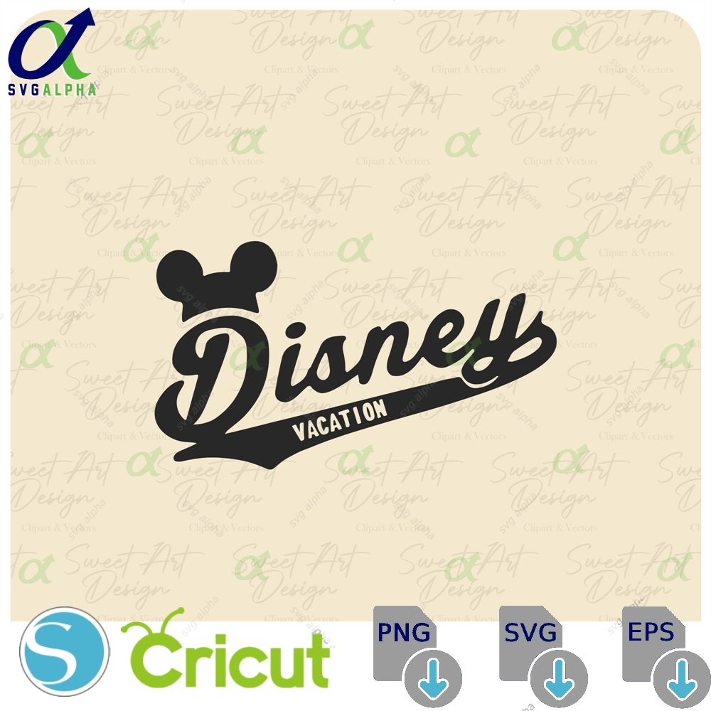 Magical Mouse Vacation Svg Family Trip Castle Design Printable Files