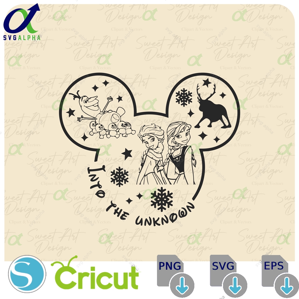 Magical Svg Frozen Elsa And Anna Into The Unknown Customize Gift Vinyl Cut File Pdf Jpg Png Ai Printable Design