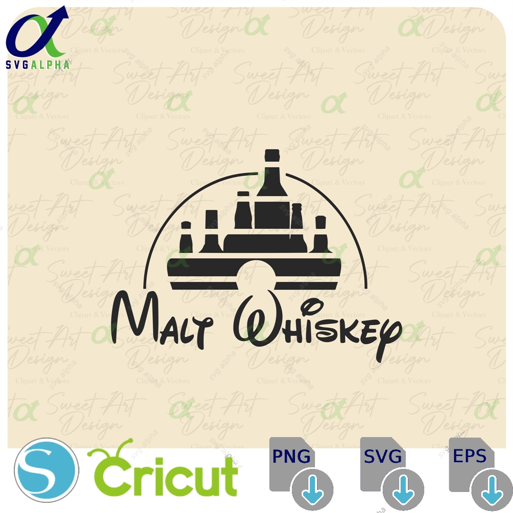 Malt Whiskey Svg Sarcastic Mouse Castle Trip Customize Gift Vinyl Cut File Pdf Jpg Png Ai Printable Design Files
