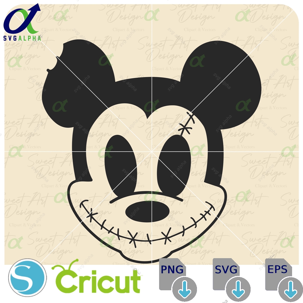 Mickeyy Mouse Scarface Svg Halloween Family Trip Customize Gift Vinyl Cut File Pdf Jpg Png Ai Printable Design