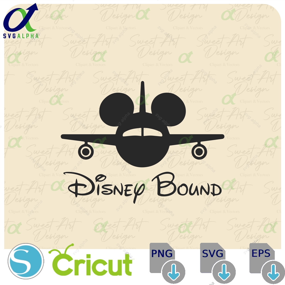 Mouse Airplane Svg Family Vacation Trip Cut File Digital Download