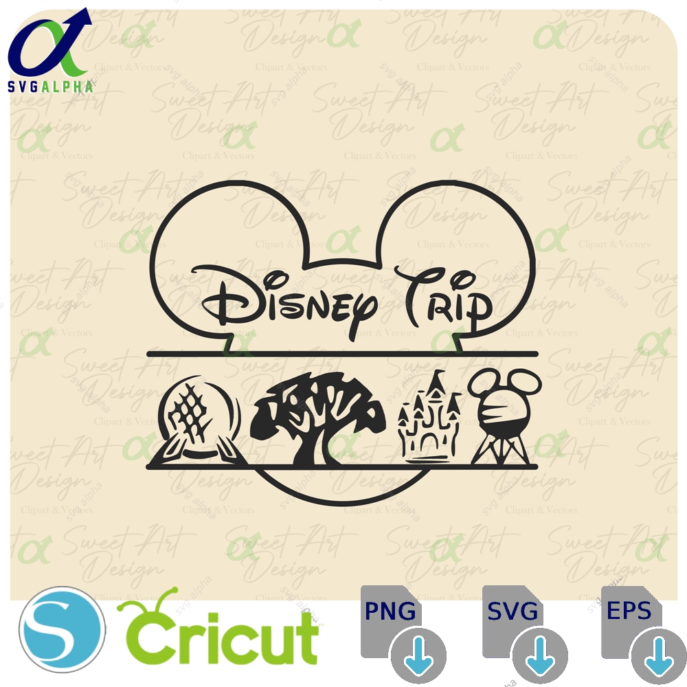 Mouse Family Trip Svg Magical Vacation Design Digital File