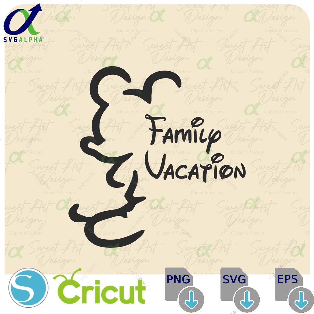Mouse Family Vacation Svg Trip At Park Cut File Digital Files
