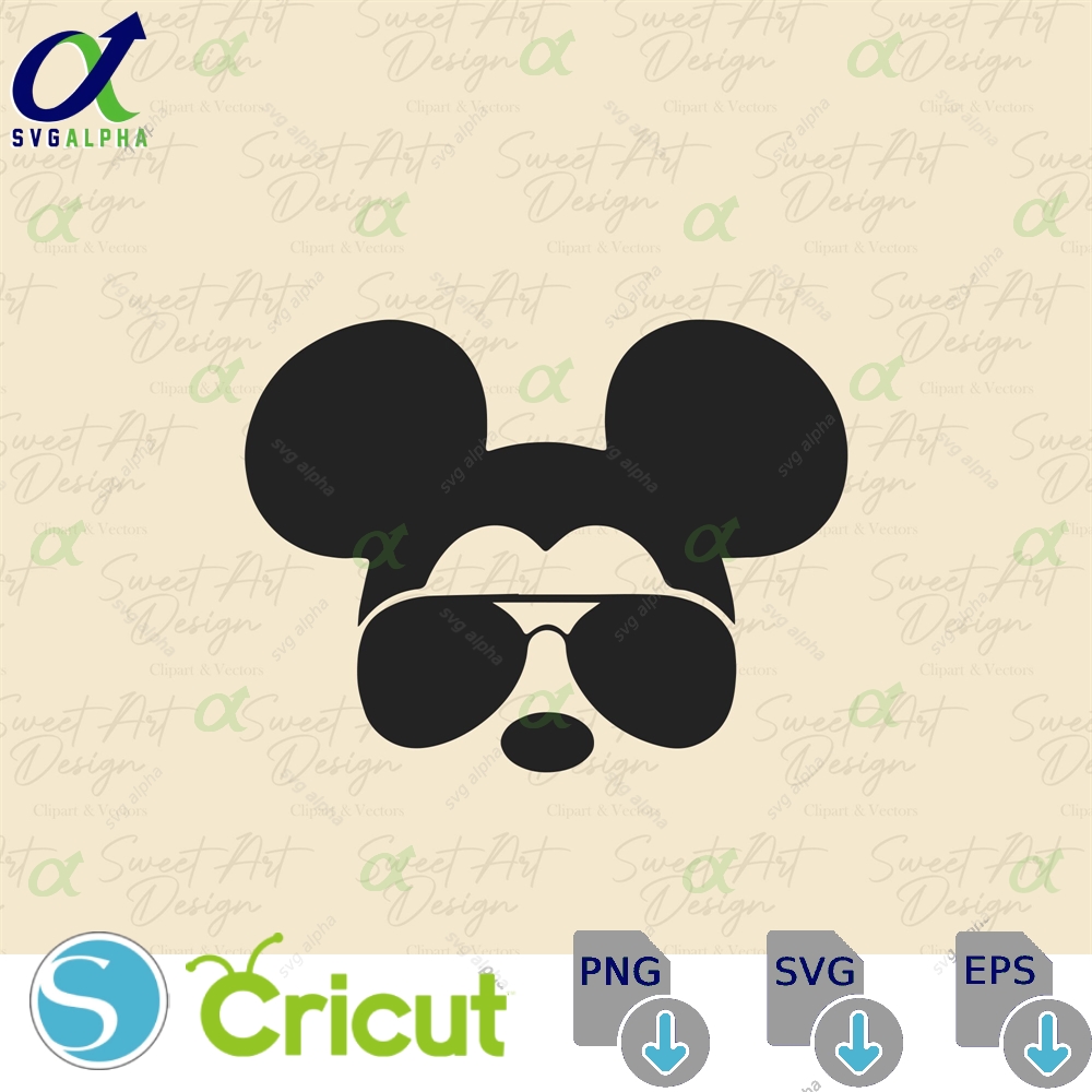 Mouse With Sunglasses Svg Family Trip Cut File Digital Files