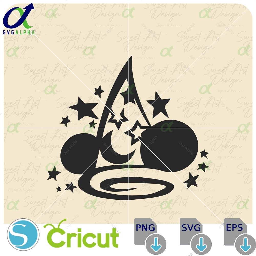Mouse Wizard Hat Svg Magical Castle Trip Cut File Digital Download