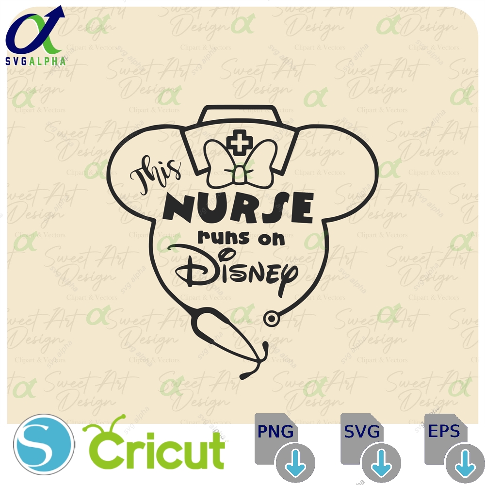 Nurselife Svg This Nurse Run On Family Trip Customize Gift Vinyl Cut File Pdf Jpg Png Ai Printable Design