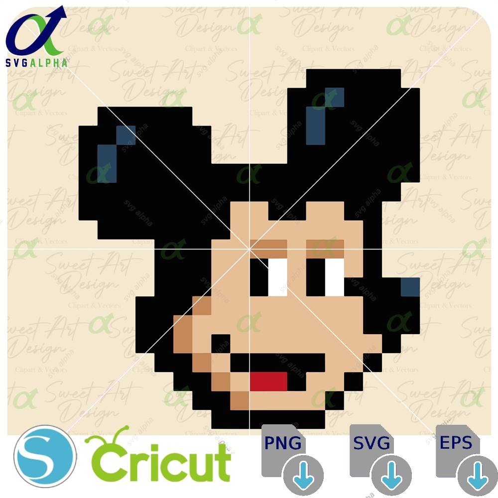 Pixel Mouse Svg Family Trip Design Digital Download