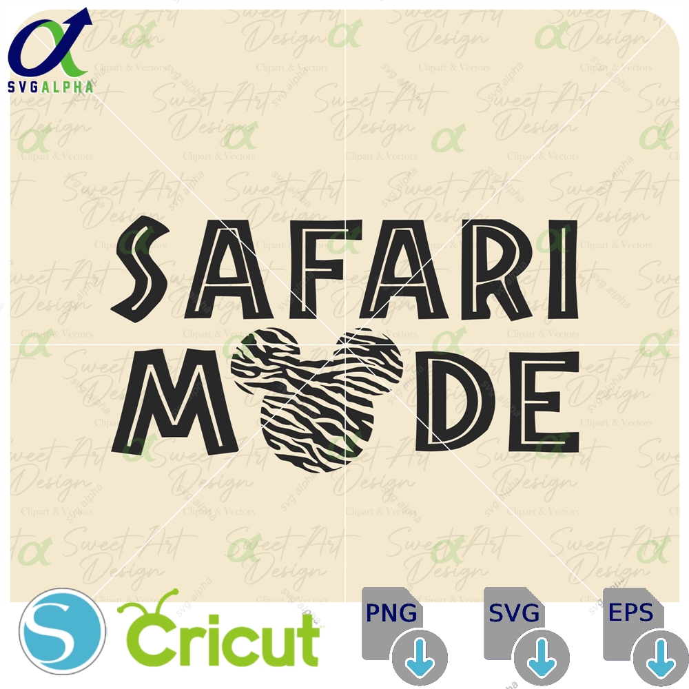 Safari Mode Svg Wild Jungle Forest Leopard Family Trip Customize Gift Vinyl Cut File Pdf Jpg Printable Design