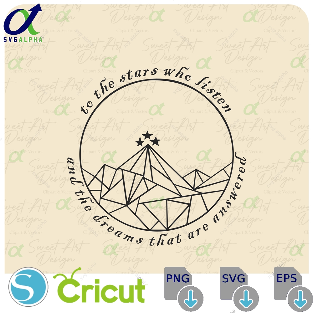 Sarah J Maas A Court Of Thorns And Roses Dreams Svg Customize Vinyl Cut File Pdf Jpg Png Ai Printable Design Files