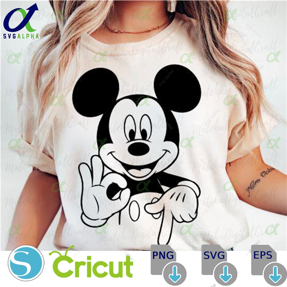 Six Seven 6 7 Meme Funny Mickey Hands Svg Mickeyy Mouse