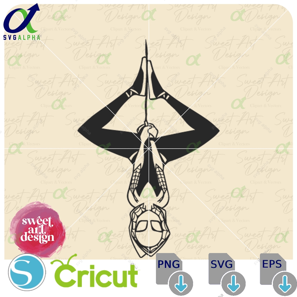 Spider Gwen Svg Marvel Universe Stacy Girl Customize Gift Vinyl Cut File Design