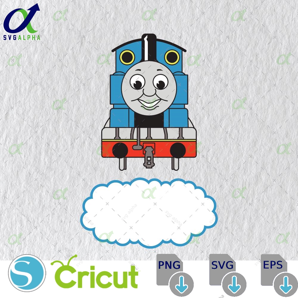 Train Svg Locomotive Locomoti9ve Thomas Png Instant Download File