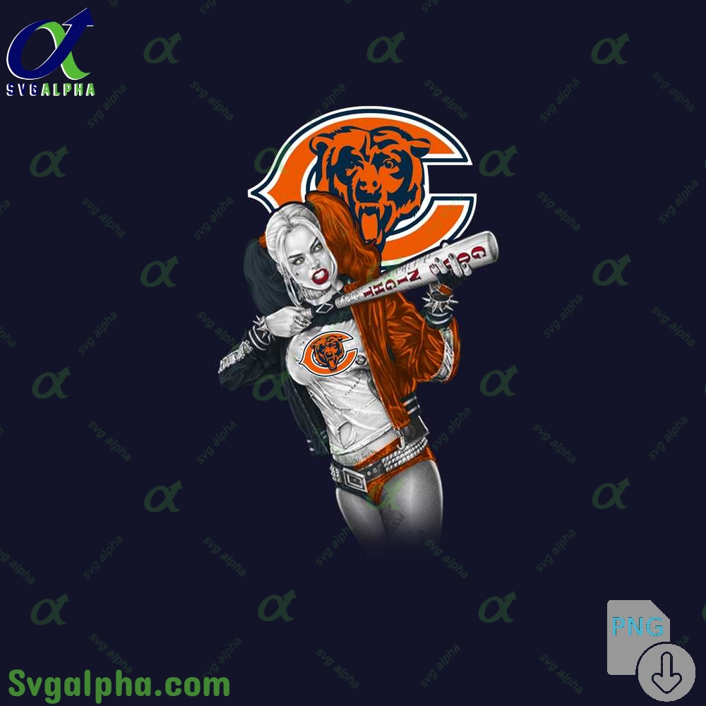 Bears Harley Quinn Bad Girl Fan Art Design Png File Download