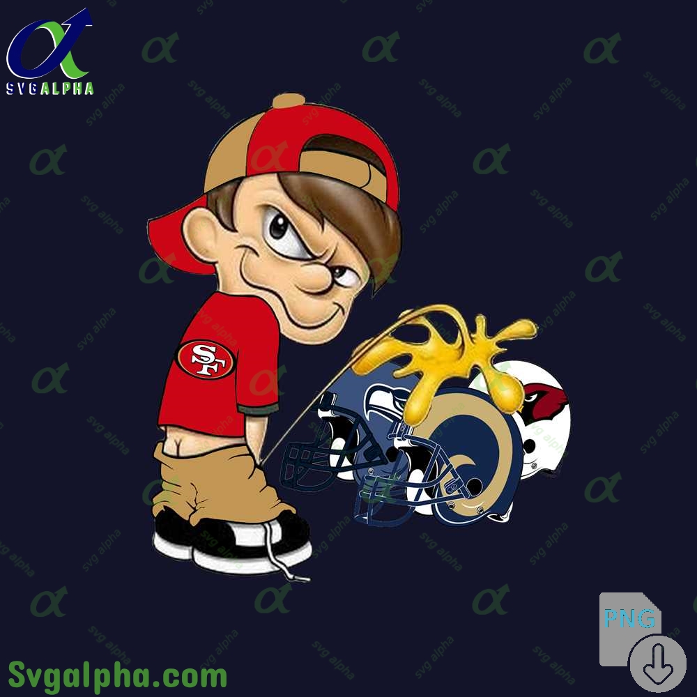 Funny Piss On It Png 49ers Fan Png File Download
