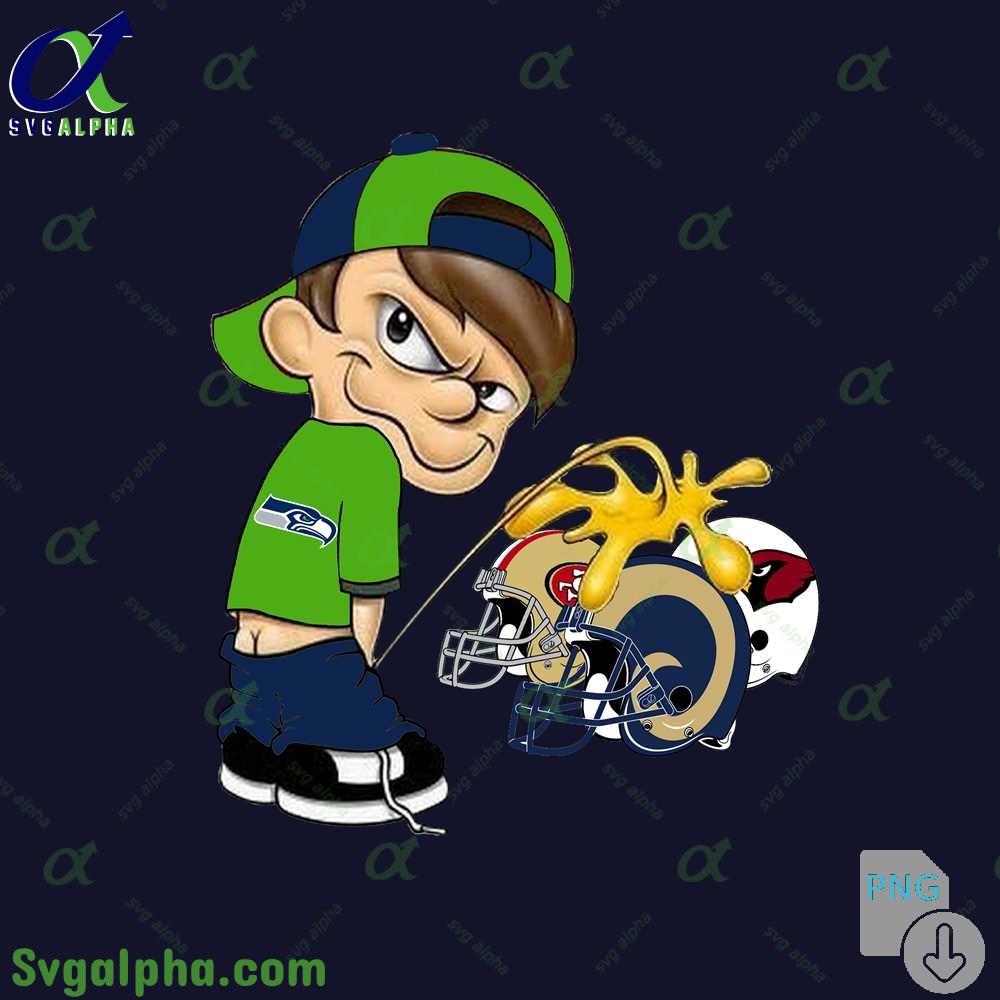 Funny Piss On It Png Seahawks Fan Png File Download