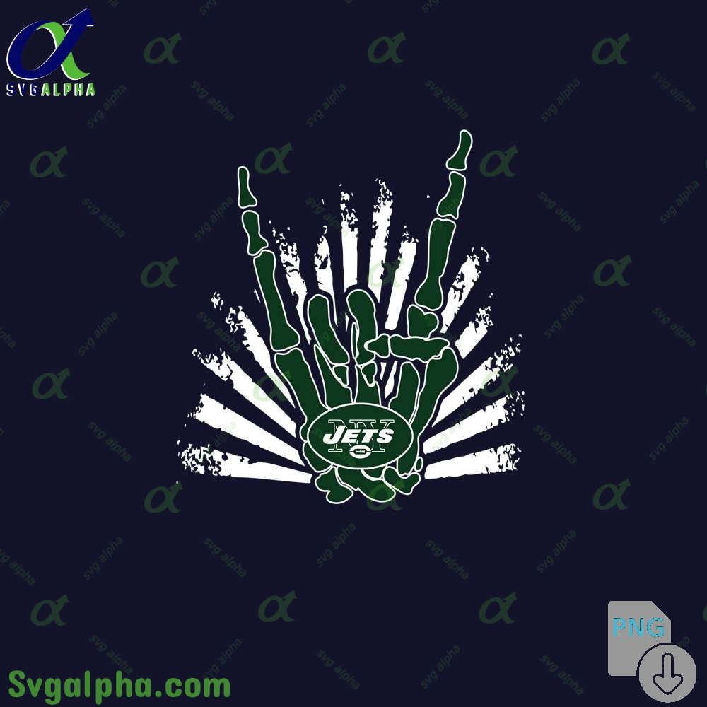 Jets Hand Rock N Roll Sign Png Digital Download Png