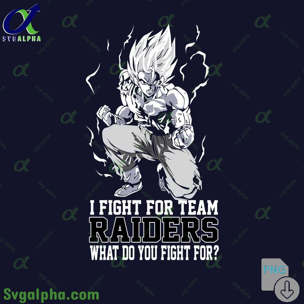 Son Goku I Fight For Team Raiders What Do You Fight For Png
